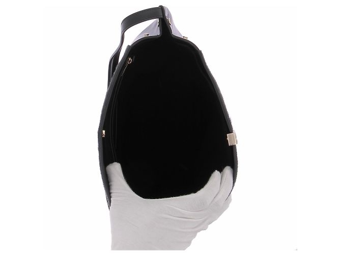 Autre Marque Borsa "Odile" in pelle nera Nero - vista 6
