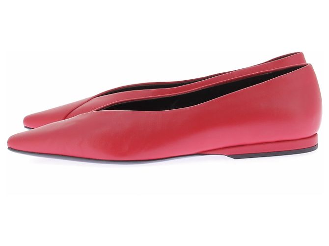 Autre Marque Bailarinas 'Barsi' rojas de cuero - vista 3