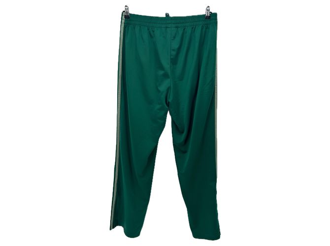 Pantaloni Adidas Verdi con Strisce Laterali Verde - vista 2