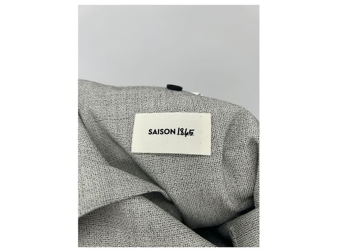 Autre Marque SEASON 1865 Wolljacke Grau Größe 54 - Ansicht 4