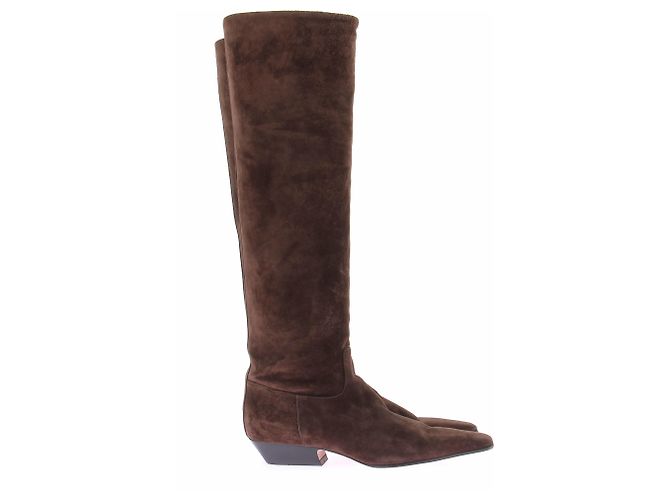 Khaite Botas de ante marrón Castaño - vista 2