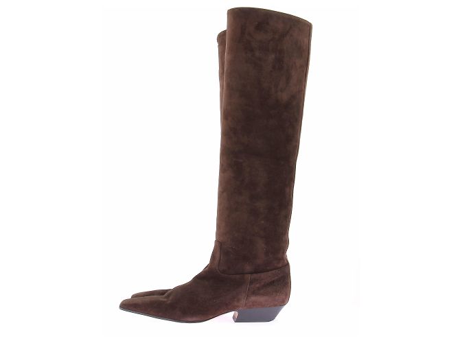 Khaite Botas de ante marrón Castaño - vista 3