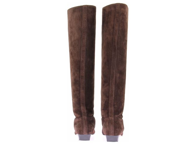 Khaite Botas de ante marrón Castaño - vista 5