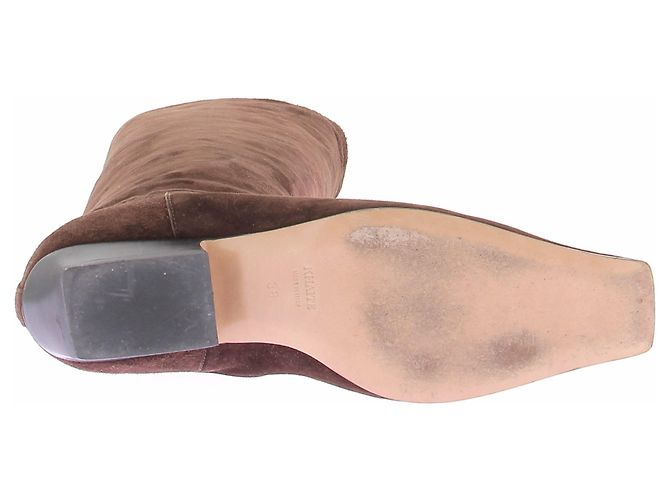 Khaite Botas de ante marrón Castaño - vista 7