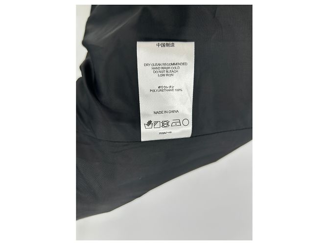 Autre Marque SIMPLE PROJECT Black Leather-Effect Jacket XL - view 3