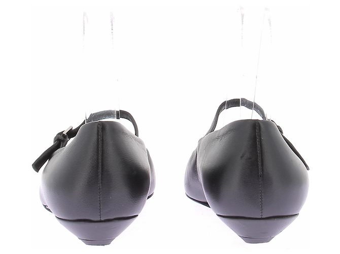 Autre Marque Bailarinas negras de cuero Negro - vista 5