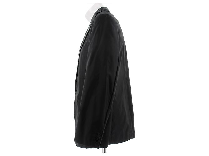 Comme Des Garcons Giacca da abito nera in nylon Nero - vista 4