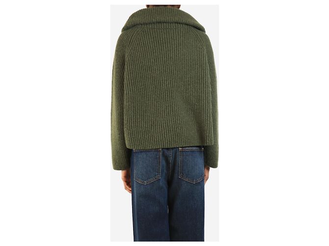 Khaite Pull en cachemire épais vert - taille XS - vue 2