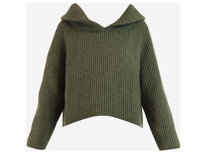 Khaite Pull en cachemire épais vert - taille XS - vue 4