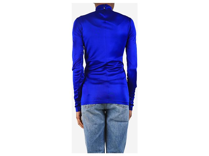 Phoebe Philo Purple printed high-neck top - size XS - view 2