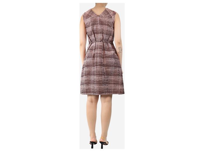Marni Rosa ärmelloses Midikleid mit Raffung - Größe UK 8 Pink - Ansicht 2
