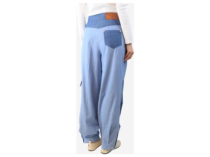 Loewe Pantalones de carpintero azules - talla UK 12 - vista 3
