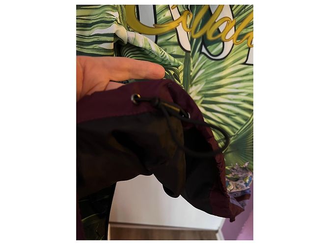 Just Cavalli Damen Jacke mit Palmenprint Mehrfarben Grün Lila - Ansicht 7