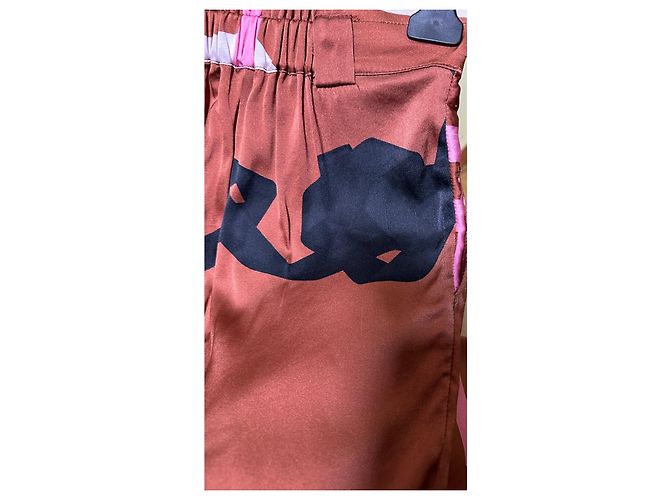 Autre Marque Pantalones de seda Stine Goya Multicolor - vista 6