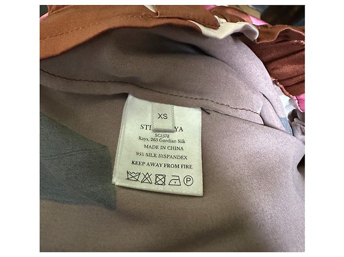 Autre Marque Pantalones de seda Stine Goya Multicolor - vista 8