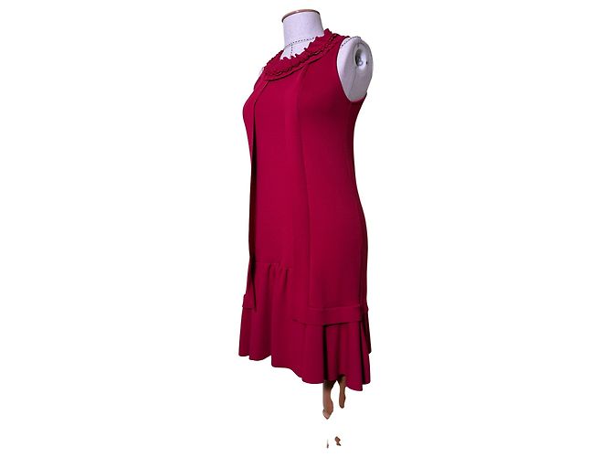 Autre Marque Vestido vermelho The Factory - vista 3