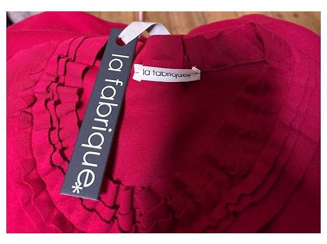 Autre Marque Vestido vermelho The Factory - vista 5