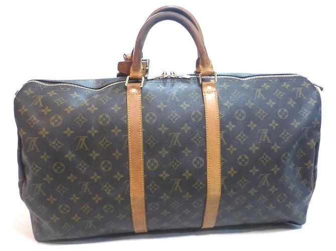 Louis Vuitton Keepall 55 Monogram - MI8910 Braun - Ansicht 10