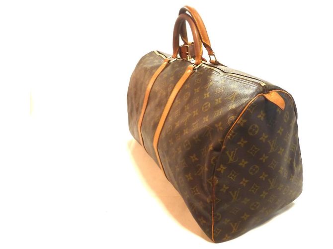 Louis Vuitton Keepall 55 Monogram - MI8910 Braun - Ansicht 11