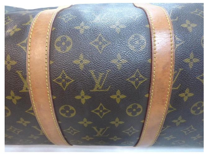 Louis Vuitton Keepall 55 Monogram - MI8910 Braun - Ansicht 13