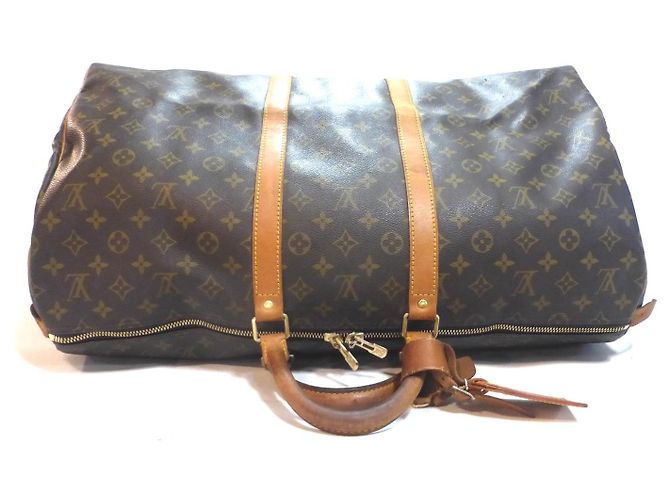 Louis Vuitton Keepall 55 Monogram - MI8910 Braun - Ansicht 15