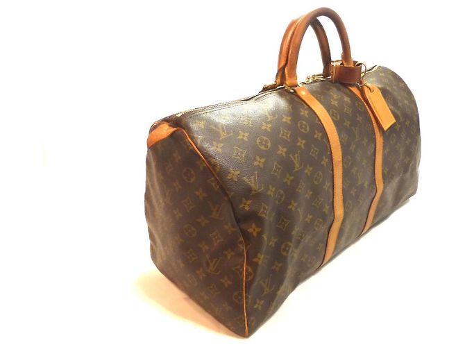 Louis Vuitton Keepall 55 Monogram - MI8910 Braun - Ansicht 6