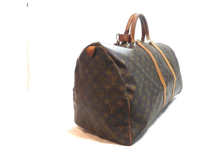 Louis Vuitton Keepall 55 Monogram - MI8910 Braun - Ansicht 9