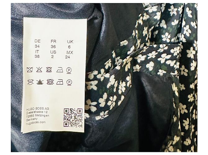 Hugo Boss Kleid Mehrfarbig Polyester Größe 36 Mehrfarben - Ansicht 5