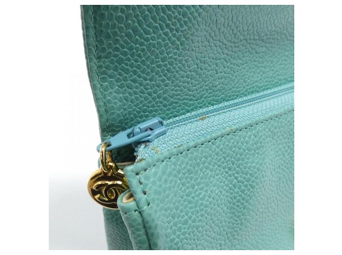 Pochette Chanel Timeless CC Line Verde - vista 6
