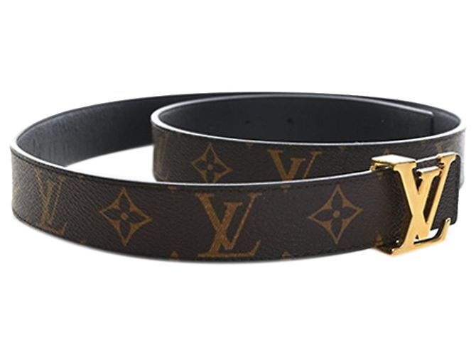 Brauner Monogramm Initiales Wendegürtel von Louis Vuitton - Ansicht 3