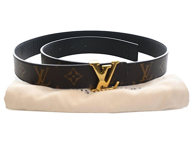 Brauner Monogramm Initiales Wendegürtel von Louis Vuitton - Ansicht 8