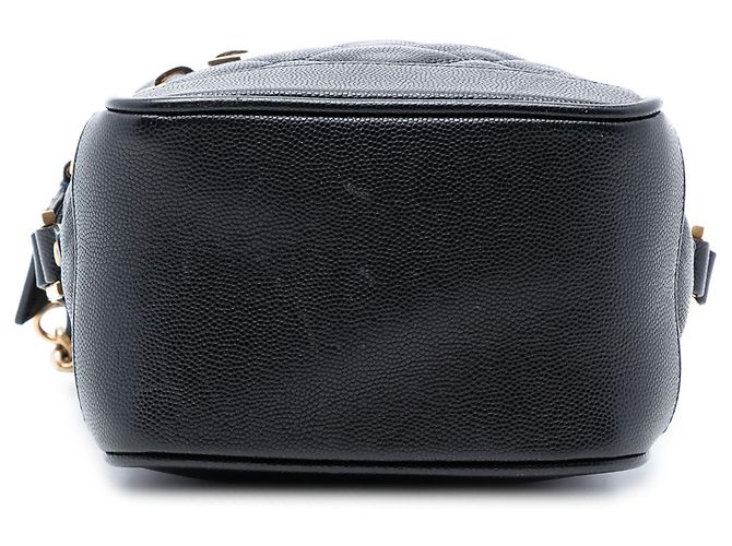Borsa Vanity trapuntata Grain de Poudre nera Saint Laurent 80s Nero - vista 3