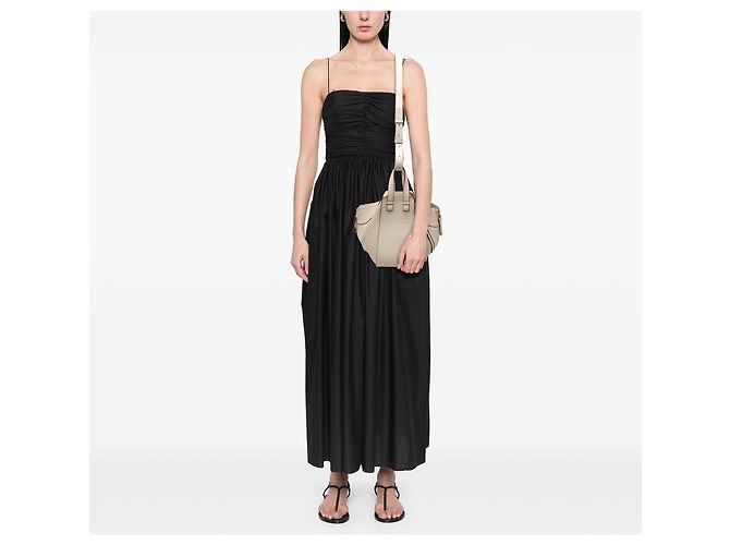 LOEWE Borsa Hammock in pelle di vitello granata media marrone Beige - vista 7
