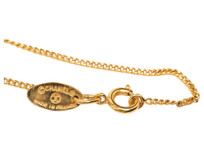 Collana Pendente CC Placcata Oro Chanel D'oro - vista 4