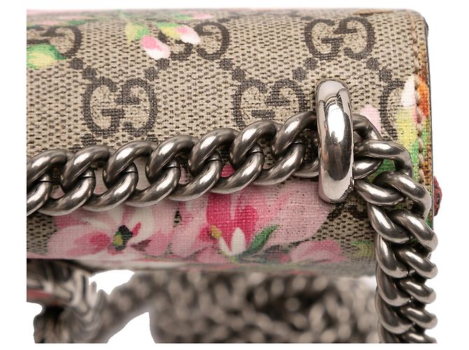 Gucci Beige Piccolo GG Supreme Fiori Dionysus Borsa a Spalla - vista 7