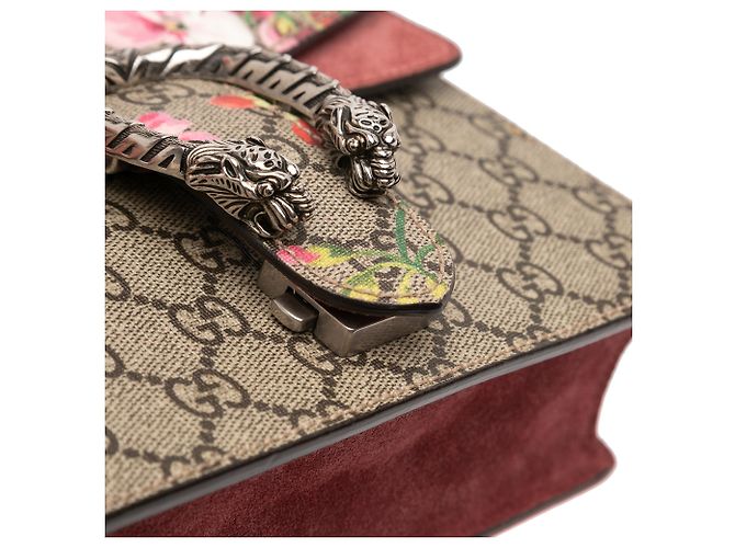 Gucci Beige Piccolo GG Supreme Fiori Dionysus Borsa a Spalla - vista 8