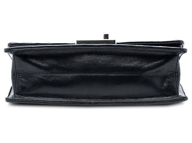 Bolsa de corrente em couro madras trançado preto Prada - vista 3