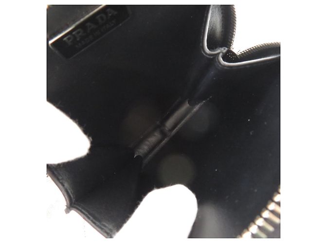 Borsa a tracolla con catena rotonda in spazzolato argento di Prada - vista 4