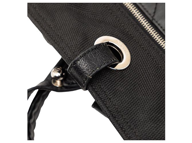 Chanel Grande Borsa Biarritz Parigi in Tela Trapuntata Nera Nero - vista 7