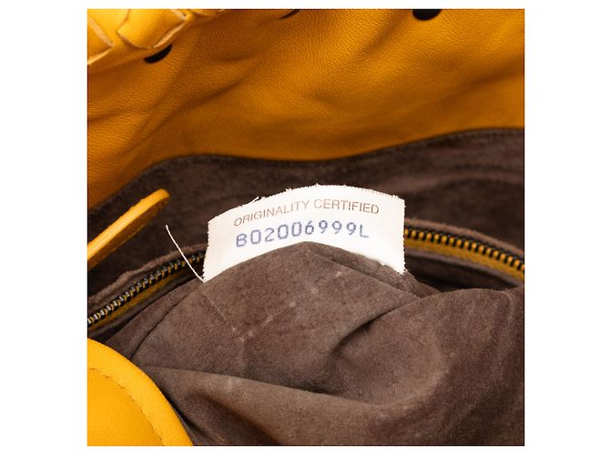 Oranger Nappa Intrecciato Zugbeutel von Bottega Veneta - Ansicht 6