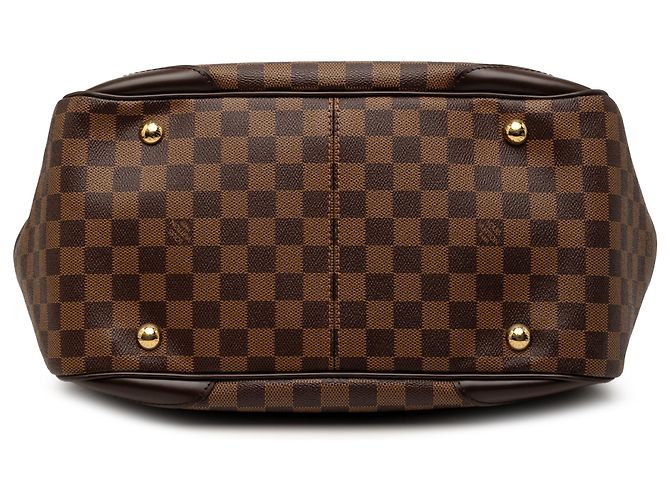 Louis Vuitton Marrone Damier Ebene Verona MM - vista 3