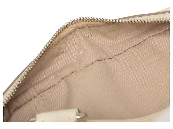 Borsa Bowling Montaigne PM Epi Bianco Louis Vuitton - vista 8