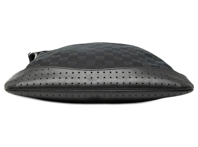 Bolsa transversal Gucci em lona GG preta Preto - vista 3
