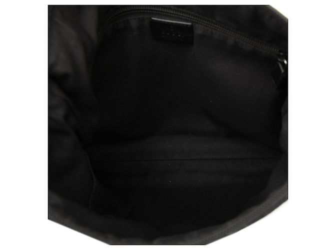 Bolsa transversal Gucci em lona GG preta Preto - vista 4