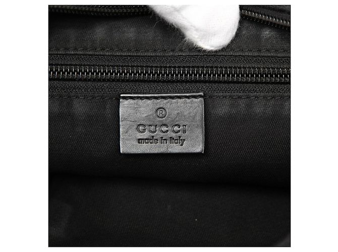 Bolsa transversal Gucci em lona GG preta Preto - vista 5