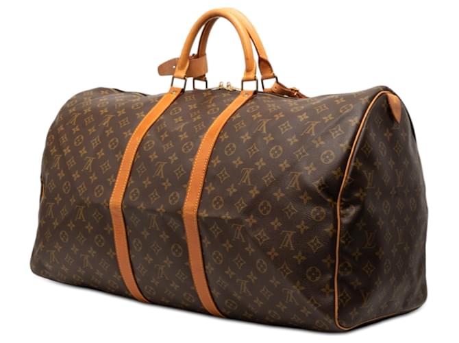 Louis Vuitton Keepall 60 Monogram Marrone - vista 2