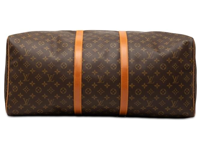 Louis Vuitton Keepall 60 Monogram Marrone - vista 3