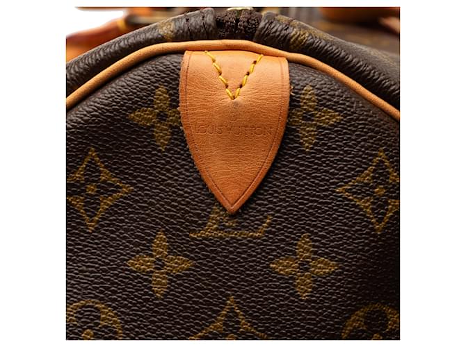 Louis Vuitton Keepall 60 Monogram Marrone - vista 7