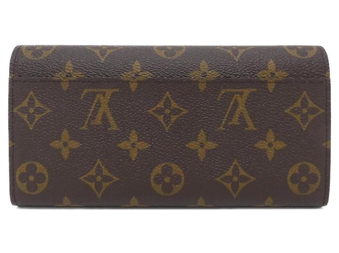 Portafoglio Sarah Monogram Louis Vuitton Marrone Rosa - vista 2