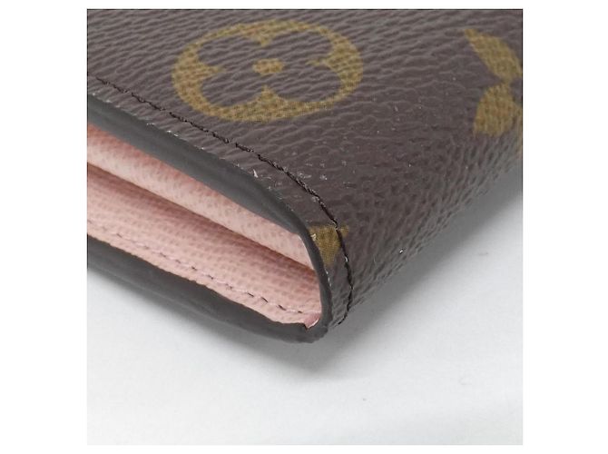 Portafoglio Sarah Monogram Louis Vuitton Marrone Rosa - vista 3